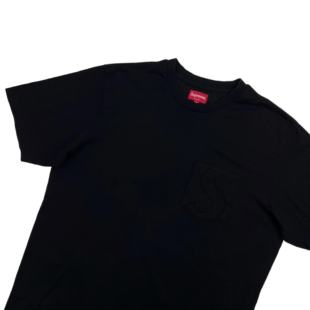 T shirt logo Supreme Laser Cut S noir