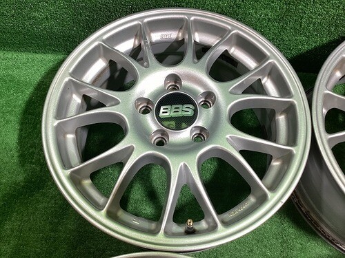 BBS　アルミホイール　215/55R16 BBS KBA46441 16x6.5J +50 5H PCD112 Aluminum Wheels Set of 4 Silver