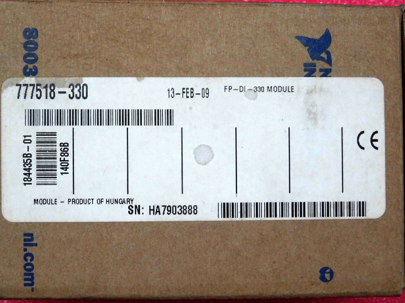 Module d'acquisition de données FP-DI-330 National Instruments sur rail - 3