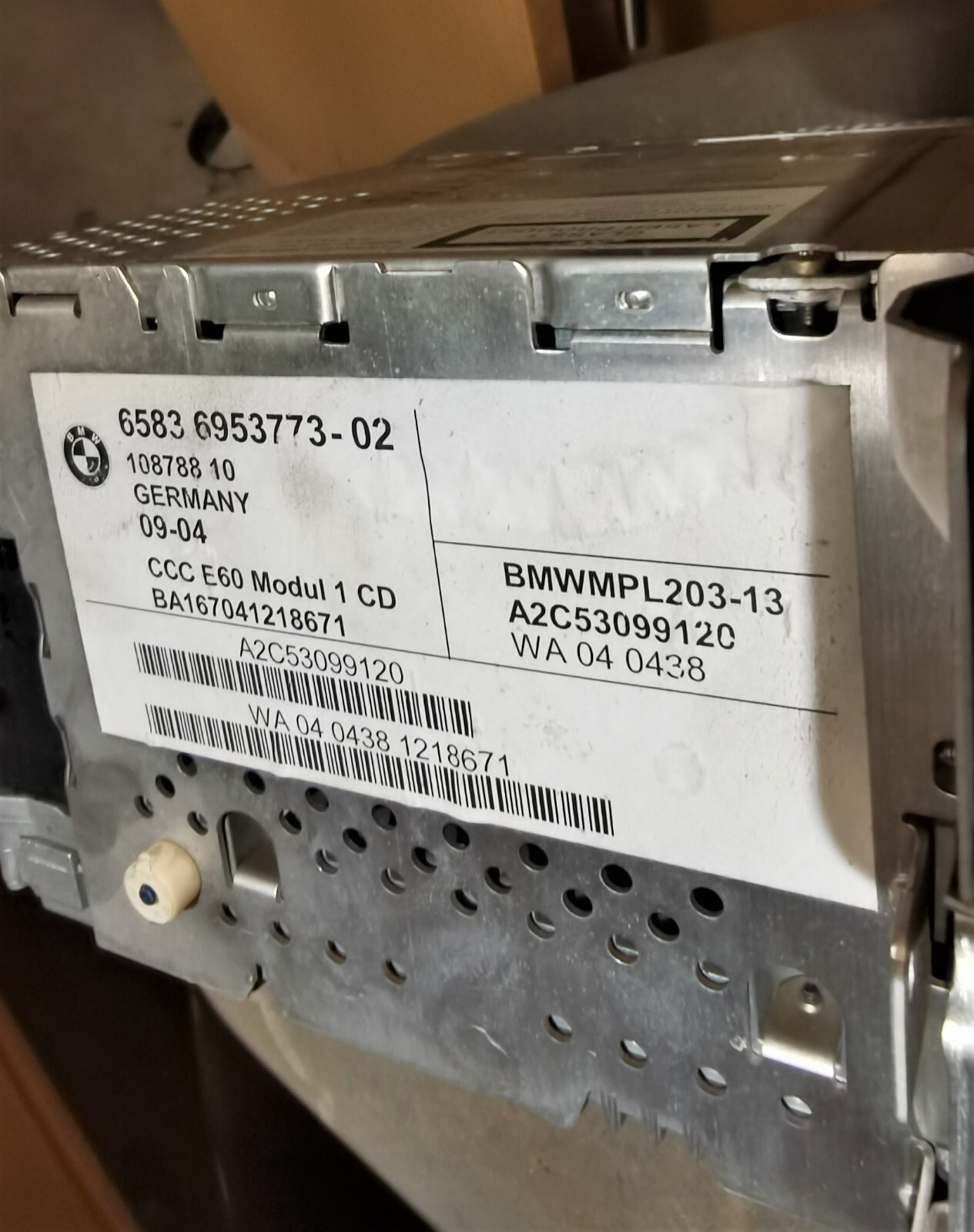 BMW 5 E60 E61 RADIO GPS Navigation Disc CD DVD Reading Player  