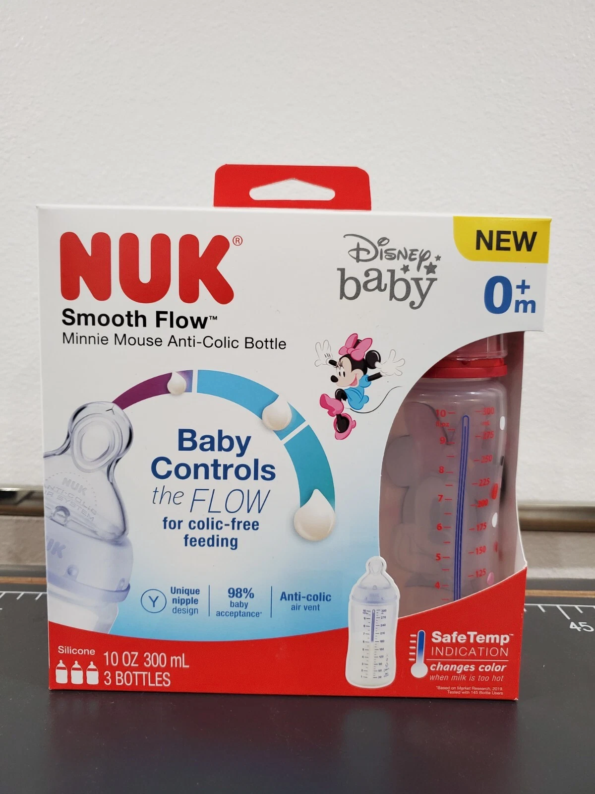 NUK Smooth Flow Minnie Mouse Anti-Colic Bottle
