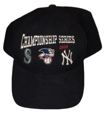 Vintage New York Yankees Seattle Mariners MLB Cap 2000 AL Champ Series Snapback