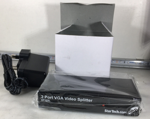 Startech 2 Port 250MHZ VGA Video Splitter ST122L FREE UK P&P #156 - 第 1/2 張圖片