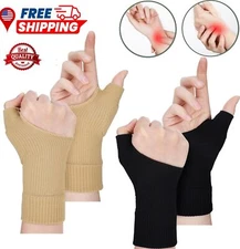 Compression Joint Care Thumb Support Wrist Brace Arthritis Gloves Pain Relief US