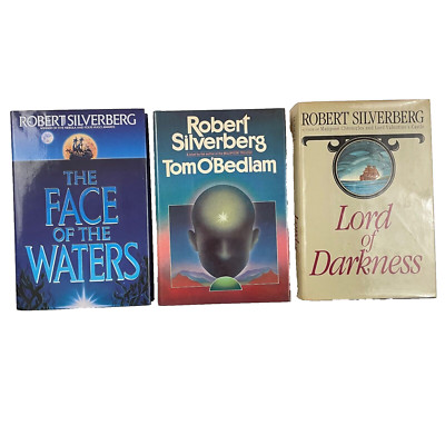 3 ROBERT SILVERBERG Hardcover Science Fiction lot Tom O'Bedlam Lord of Darkness