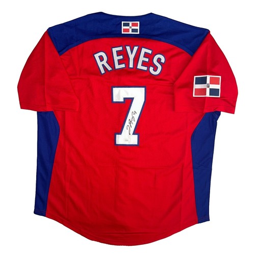 New York Mets #7 Jose Reyes Snow White Large Majestic STITCHED