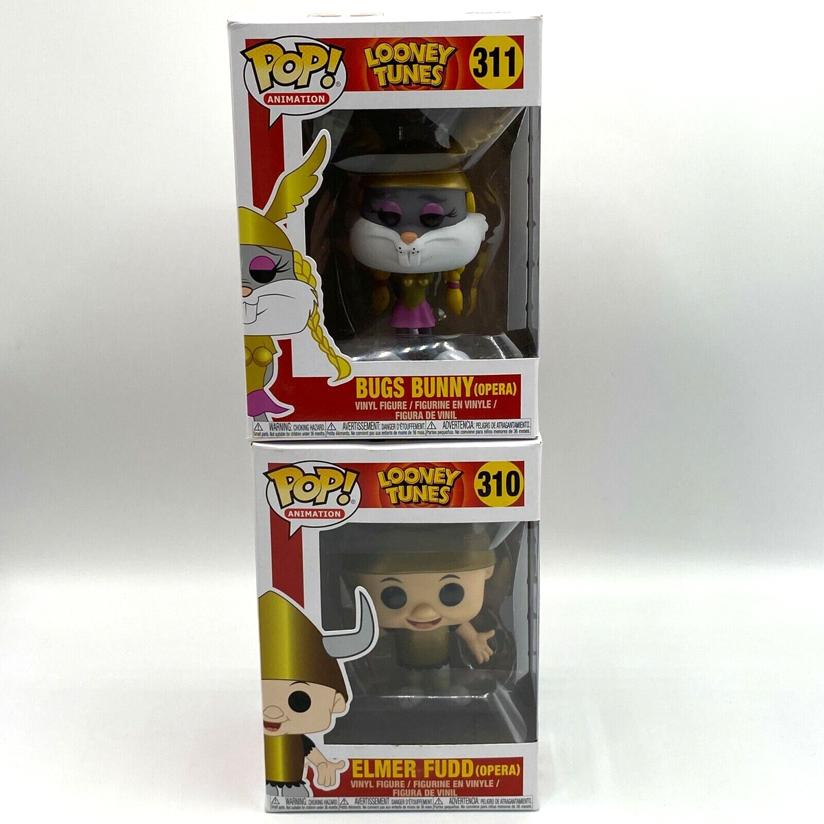 Funko Pop! Vinyl Looney Tunes Bugs Bunny (Opera) #311 & Elmer Fudd 