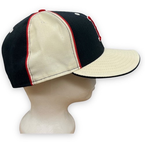 VTG Boston Red Sox Pinwheel Hat Red White Blue 59Fifty Fitted Cap Fenway - Picture 3 of 7