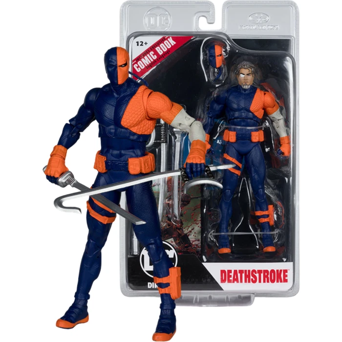 Deathstroke (DC Rebirth) Page Punchers 7" Scale Action Figure with Comic Book - Image 2 of 2