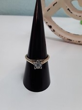 Vintage 10kt GoldDiamond Ring Size 7 Stamped +Tested 10k Gold, Natural diamond