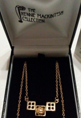 9CT SOLID YELLOW GOLD CHARLES RENNIE MACKINTOSH