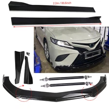 Front Bumper Lip Spoiler Splitter Body Kit/Side Skirt /Rear For Toyota Camry XLE