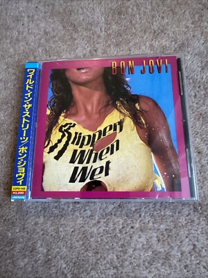 BON JOVI Slippery When Wet 1986 Japan 32PD-148 1st Press/11-track