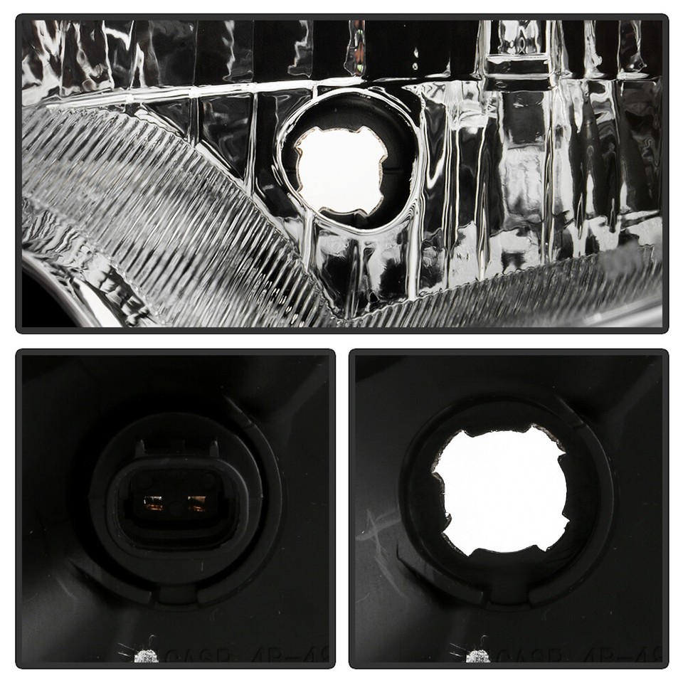 SMD LED Halo Projector Headlight In Gloss Black Housing Smoke Lens Made For And Compatible With 1998 - 2005 VW Volkswagen Beetle 98 99 00 01 02 03 04 05 - Foto 5