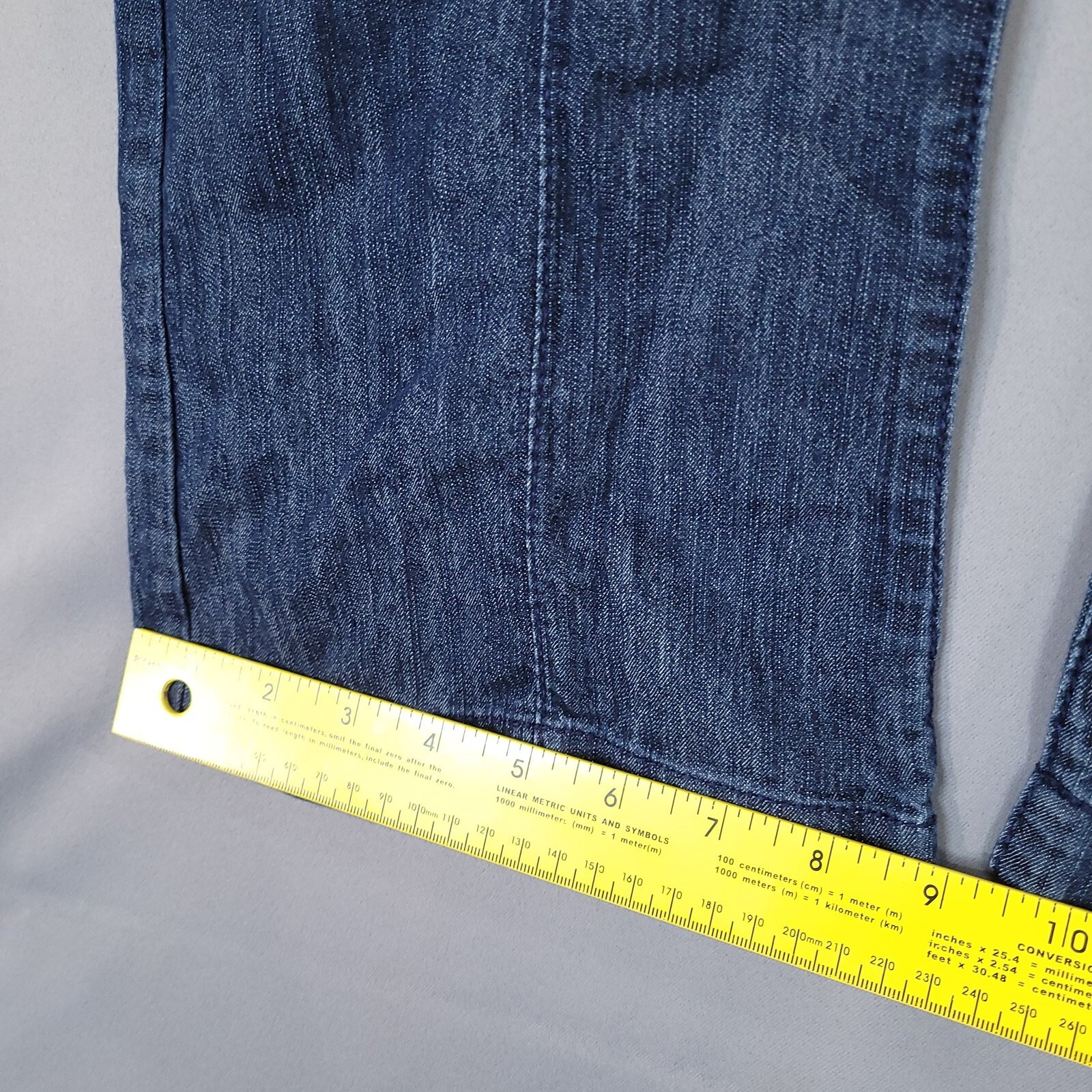 Rewash Women's Junior Denim Pants Low Rise Regular Fit Blue Size 9