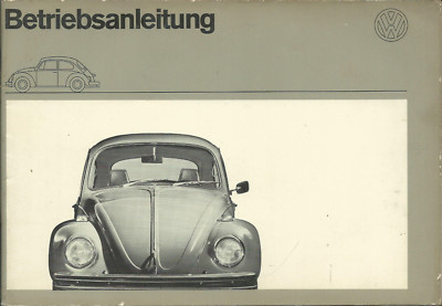 Vw Kafer 1200 1300 Bedienungsanleitung 1970 Betriebsanleitung Handbuch Ba Ebay