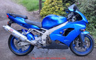 Gloss Blue Bodywork ABS Fairing Kit For Kawasaki ZX 9R 1998 1999 ZX9R 98 99