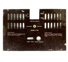 Schienale Radio PE CAMBRIDGE ENGLAND mod: R330