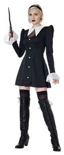 Wednesday Adams Family Gothic Mini Dress Adult Costume