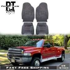 For 98-02 Dodge Ram 1500 2500 3500 Driver Passenger Bottom Back Cloth Seat Cover