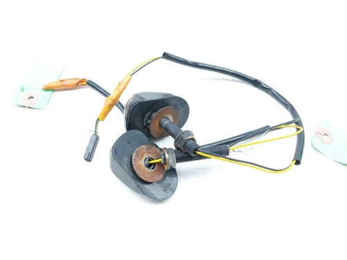 22 Kawasaki BR125 Z125 Pro Front Turn Signal Flasher Indicator Light Set - Picture 5 of 6