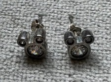 925 Sterling Silver Disney Mickey Earrings Mouse Disneyland