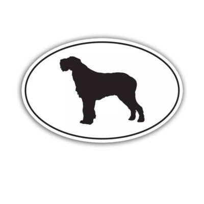 Spinone Italiano Euro Oval Sticker Decal