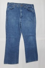 Vintage Wrangler Flare High Rise Cowboy Cut 38x30 Style 82611 NV Scovill Zip