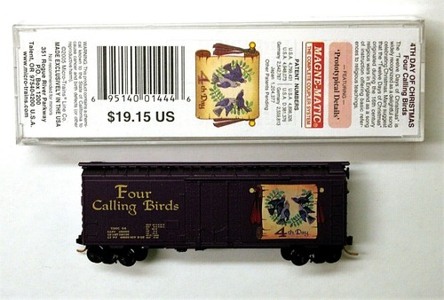 Coche de Navidad MTL Micro-Trains 02100504 21504 TDOC "Four Calling Birds" | Zustand: New