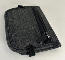 Pacsafe RFIDsafe Blocking Bifold Grey Wallet Card Case Travel **Elastic Loose