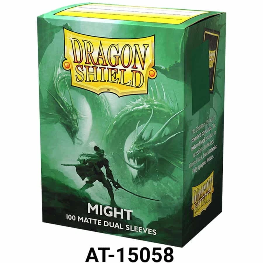 Dual Matte Might 100 ct Dragon Shield Sleeves Standard Size