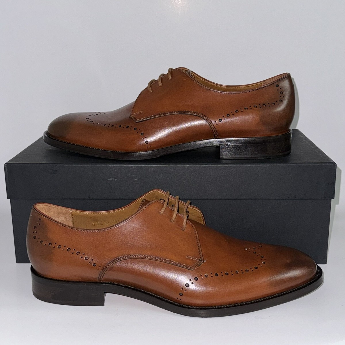 NEW ALLEN EDMONDS LUCCA Oxford Lace-Up Derby Shoe 10.5 D LEATHER 