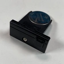 OEM Nintendo Wii Replacement Part Parts - Black Battery Door Carrier Cover