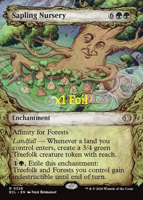 MTG Foil Showcase Lorwyn Eclipsed ECL Sapling Nursery MINT