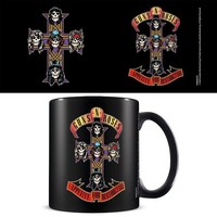 Gadget - Guns N' Roses: Pyramid - Appetite Cross (Black Pod Mug / Tazza) -D- Pyr