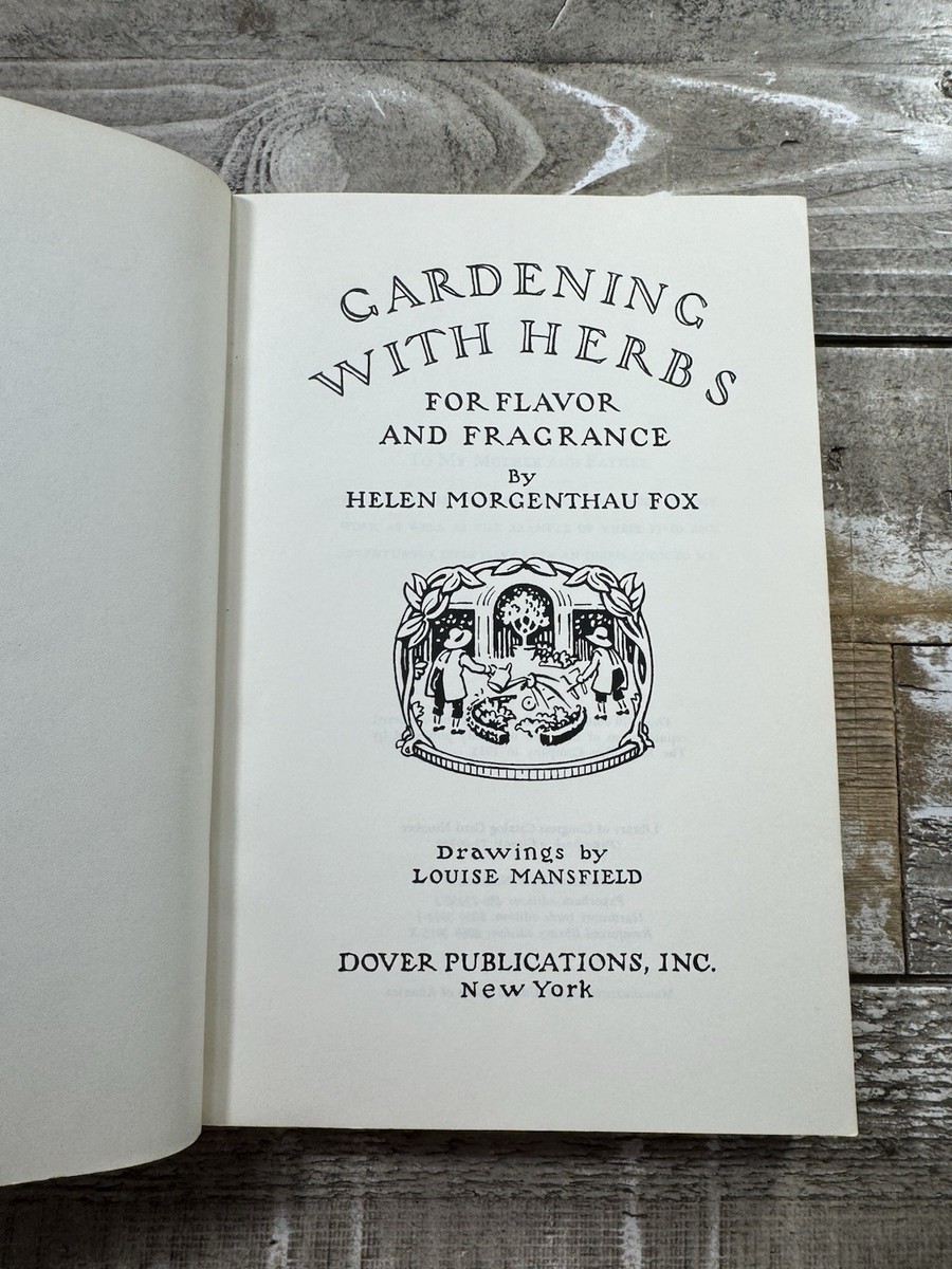 1970 Vintage Gardening Book “Gardening With Herbs” Illus | eBay