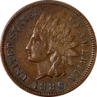 1886 Type 1 Indian Cent