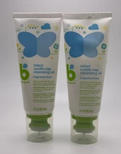 Babyganics Infant Cradle Cap Cleansing Oil. Gentle & Fragrance Free - 3 oz. NEW
