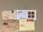 Four Germany registered-value covers