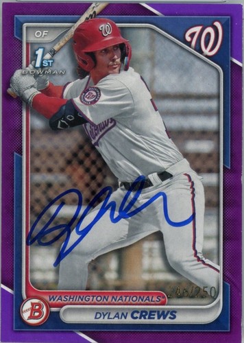 UNDER WRAPS ディラン・クルーズ Dylan Crews 2025 Fanatics Under Wraps Dylan Crews Rookie Year Signed Gold Auto
