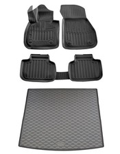 Gummi Fußmatten Kofferraumwanne für BMW X1 F48 2015-2022 Gummimatten Set