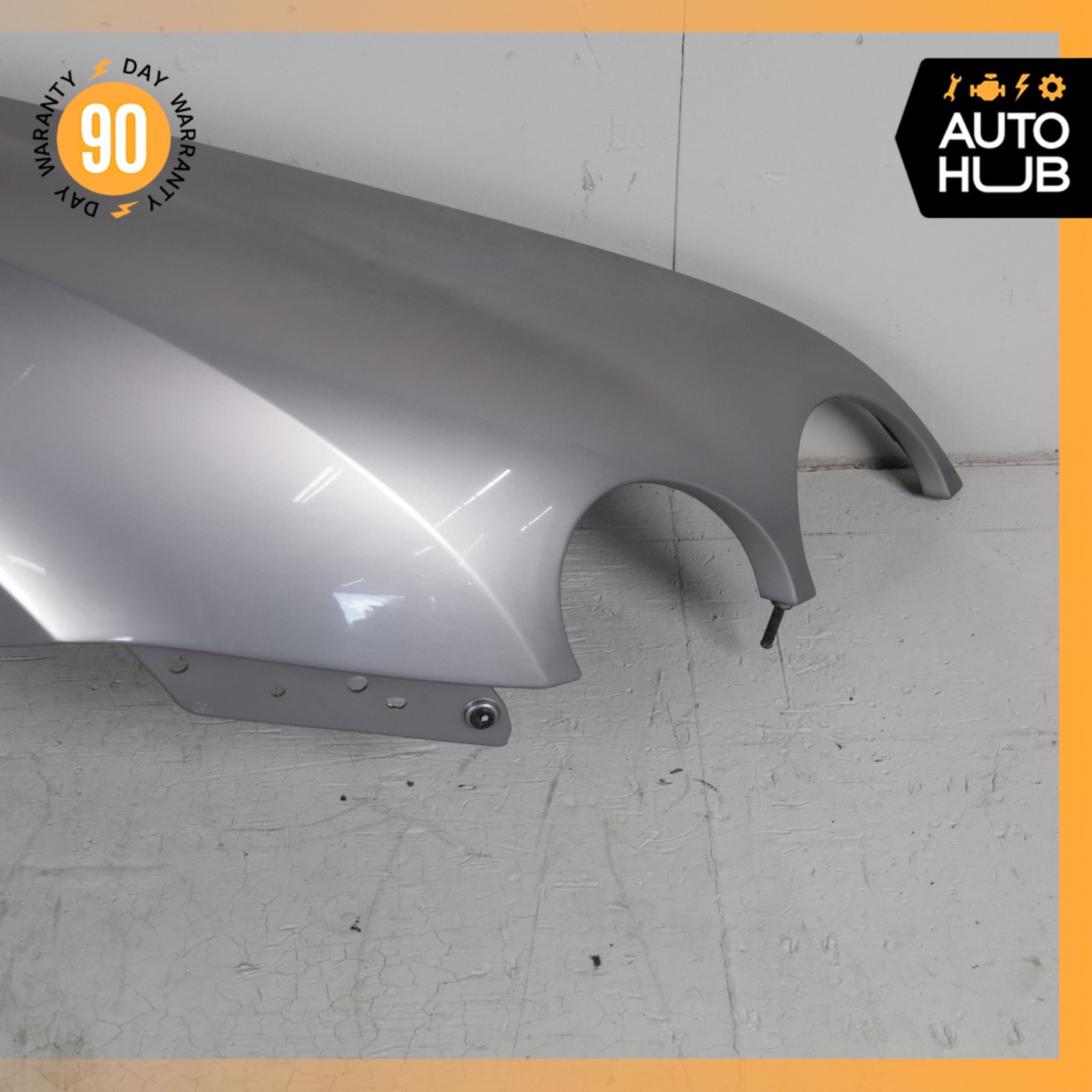 03-11 Bentley Continental GT GTC Right Passenger Side Fender Assembly Silver OEM
