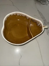 Pear Shaped Chip And Dip Bowl USA