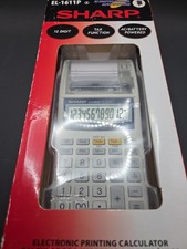 Sharp EL-1611P Electronic Printing Calculator New in Box