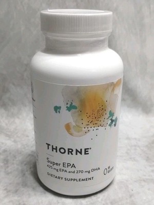 Thorne Super EPA - Thorne Super EPA Omega 3 Fish Oil 425 EPA 270 DHA Heart Brain