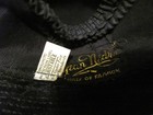 Vintage Mill’y Industry Millinery Stabilization Women’s Dress Hat Black Bow Tie — photo 7
