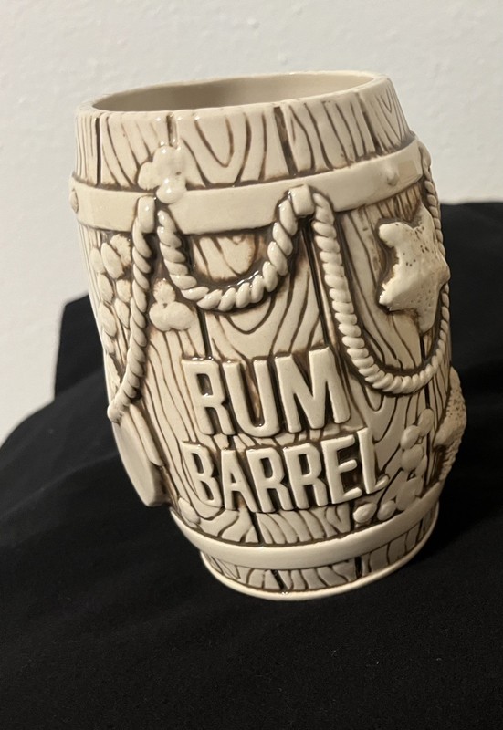 White Tiki Foundation Bar Milwaukee WI Rum Barrel Mug