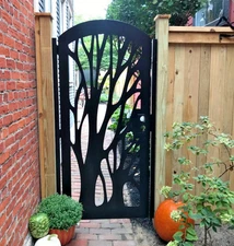 Contemporary modern metal gate, Modern Metal Gate, Custom size Art Pedestrian