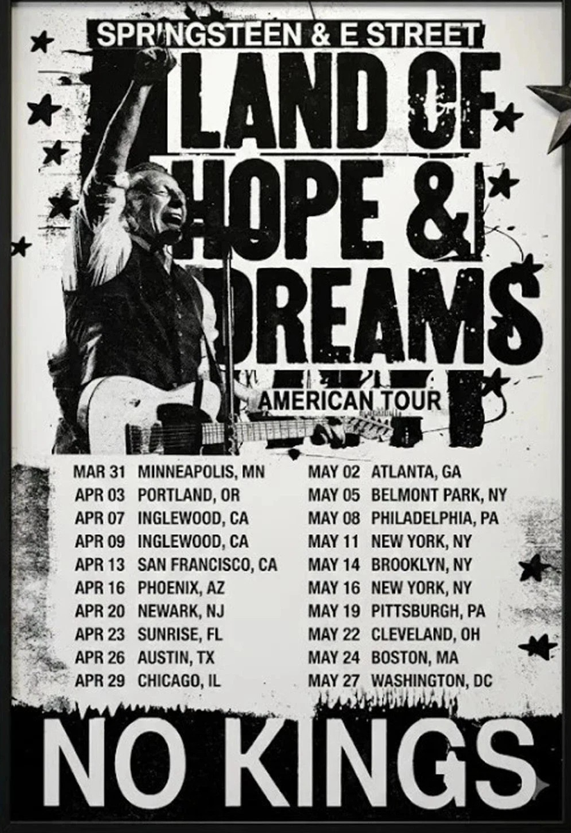Bruce Springsteen and The E Street Band Land Of Hope & Dreams Tour