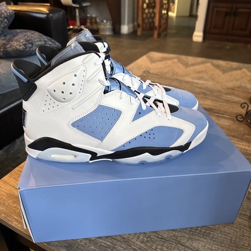 Jordan 6 Retro UNC Home Size 13 Brand New CT8529-410 Blue White - Picture 8 of 8